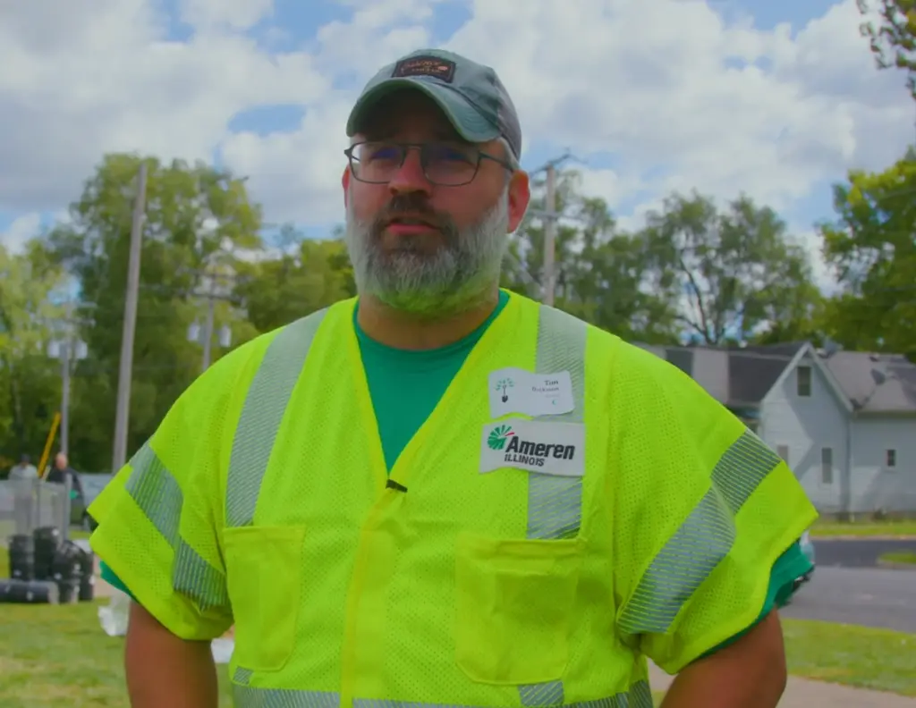 Tim Dickison tree planting interview image